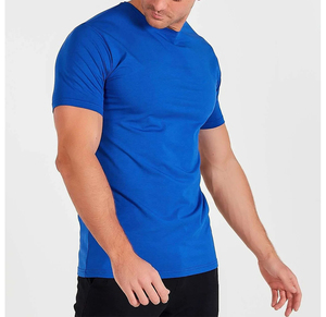 Venta al por mayor de camisetas deportivas ajustadas con etiqueta privada personalizadas para hombre - Product Image 2