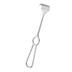 Écarteur de plaie Volkmann 8,34 po, 6 branches semi-affûtées, profondeur 16 mm, largeur 30 mm, écarteurs chirurgicaux - Product Image 2