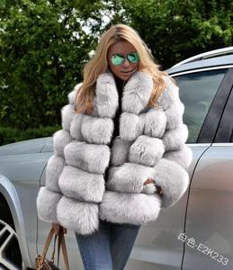 Men's Ladies Winter Jacket Thick Puffer <b>Fur</b> High Quilted Padded Woolen Fabric <b>Fox</b> <b>Fur</b> Woven Closure Zipper Cotton Filling - Product Image 4