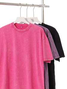 เสื้อยืดสตรีทแฟชั่นสไตล์สปอร์ตสำหรับผู้ใหญ่และเด็กผู้ชาย เสื้อยืดแขนสั้นผู้ชายแบบเรียบสีพื้นสั่งทำได้ กำลังเป็นที่นิยมในปี 2025 - Product Image 2