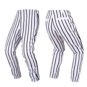Pantalones de béisbol clásicos para hombre, ropa deportiva transpirable de tela de secado rápido duradera diseñada para entrenar partidos, deportes de equipo - Product Image 3