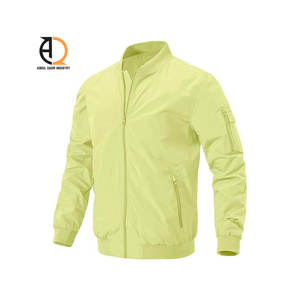 Racing Bomber Jacket 100% Nylon Winter Season Color Chaqueta de béisbol - Product Image 4