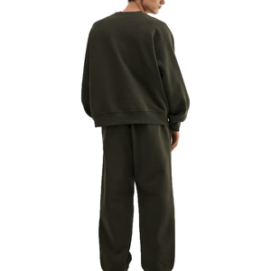 Sweat-shirt en molleton à col rond pour homme, coupe classique, de haute qualité, personnalisable avec logo, chaud pour l'hiver, streetwear épais, OEM - Product Image 4