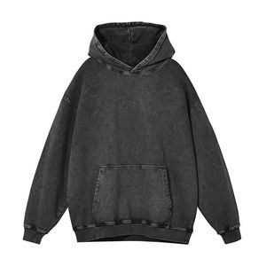 Prix de gros personnalisé Wear Basics Acid Wash Hoodies Wear Winter Hoodies Wear For Men Design Cheap Price Wholesale New Design - Product Image 4