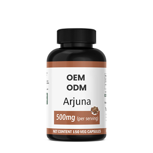 Arjuna 500mg dành cho người lớn thảo dược bổ sung 150 viên nang tự nhiên arjuna chiết xuất viên nang tim mạch sức khỏe & <span class=keywords><strong>cholesterol</strong></span> khỏe mạnh - Product Image 1