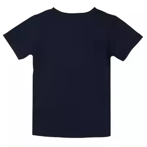 Camiseta Infantil de Algodón 100% de Alta Calidad al por Mayor, Color Sólido, Logotipo Personalizado, Precio Bajo, Cuello Redondo, Transpirable - Product Image 1