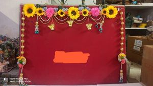 Venta al por mayor Gujaratri bordado colgante de pared-Indian Crystal Beaded Toran-Diwali especial hecho a mano puertas colgantes - Product Image 5