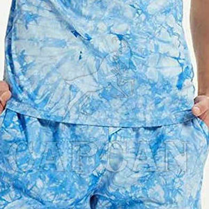 ชุดแฝดทรงสลิมฟิตชุดเสื้อยืด2ชิ้นใส่สบายแขนสั้นระบายอากาศ - Product Image 6