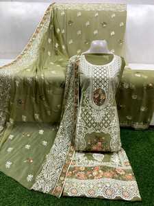 Stylish Lawn Suits for <b>Pakistani</b> Women in Summer and Festive <b>Eid</b> <b>Dresses</b> for <b>Pakistani</b> Women with Intricate Embroidery - Product Image 3