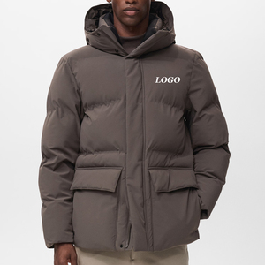 Latest Button Closure Bomber Jacket <b>For</b> Men <b>Quilted</b> Waterproof Anorak High Quality Customized Logo Wholesale Rate Casual Wear - Product Image 1