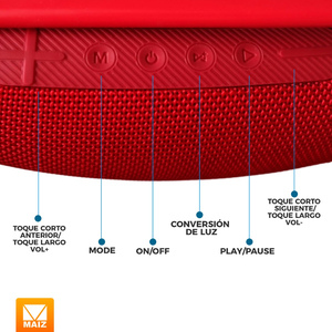 Bluetooth Speaker, Rechargeable USB <b>Wireless</b> LED <b>Light</b> Portable - Assorted Colors - Product Image 6