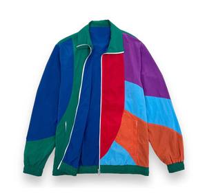 Chaqueta impermeable transpirable personalizada de fabricación 100% poliéster de talla grande de nailon, chaqueta cortavientos de bloque de Color de alta calidad - Product Image 3