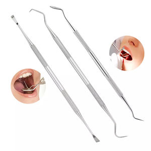 Détartreur dentaire professionnel en acier inoxydable, idéal pour enlever les cavités et autres problèmes buccaux. Meilleure vente - Product Image 3