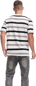 Camiseta de manga corta de algodón puro personalizada al por mayor, Camiseta deportiva de cuello redondo en blanco de Color sólido para hombre, camiseta para hombre - Product Image 5