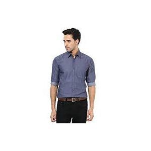 Camisa de vestir para hombre, ropa Formal de negocios, de alta calidad, lisa, informal, con cuello vuelto, larga - Product Image 5