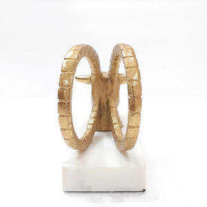 Belle conception fabriquée à la main en laiton cerf Showpiece pour la décoration intérieure Logo personnalisé fabriqué en Inde par l'usine. - Product Image 5