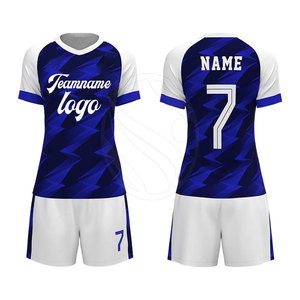 Nouvelle combinaison de football pour femmes, chemises et hauts Vêtements de sport respirants de haute qualité Logo personnalisé Impression du nom Ensemble de prix de gros - Product Image 2