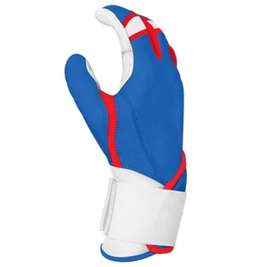 High Quality Durable Eco-Friendly Baseball Batting Gloves Professional Leather Custom Logo Comfortable Breathable - Product Image 3