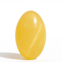 Pierre de Calcite jaune Shiva Lingam pour la guérison Reiki méditation énergie décor spirituel fournisseur de cristal naturel