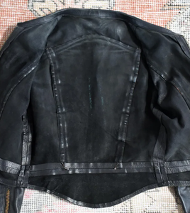 Bon marché, vestes en cuir pour femmes, mode, nouveauté, vestes en cuir de mouton personnalisées - Product Image 4