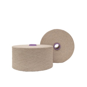 60% cotton/40% linen tự nhiên sợi khô Spun nguyên tự nhiên eucotton/Châu Âu Linen giấy chứng nhận OE hệ thống cho dệt _ NM 3,5/1 - Product Image 1