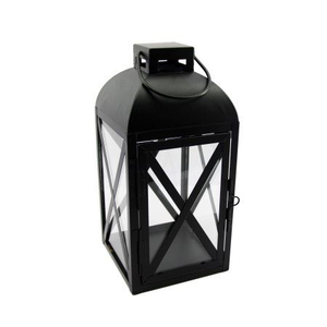 Best Wholesale Prices New Design Galvanised Iron Black Finished <b>Candle</b> <b>Lantern</b> in Clear Glass Customized Size Home & Garden Deco - Product Image 5
