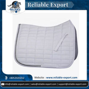 Tapis de selle de dressage de cheval de style anglais fait à la main en coton doux confortable et respirant avec doublure en tissu - Product Image 5