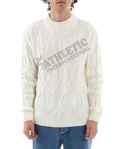 Custom Color Long Sleeve Breathable Casual Blank High Neck Wholesale Price Knitted Winter Men Sports Wear Cotton Wool Sweaters - Product Image 6