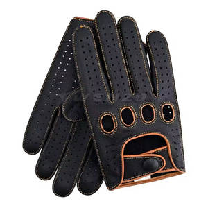 Safety Winter Leather <b>Driving</b> <b>Gloves</b> Touchscreen Compatible Breathable High Quality Best Selling <b>Men's</b> Fashion Wear New Arrival - Product Image 3