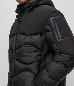 Chaqueta de Plumón con Capucha Desmontable Palm Moose, Chaqueta de Invierno Impermeable de Alta Calidad para Hombre - Product Image 4