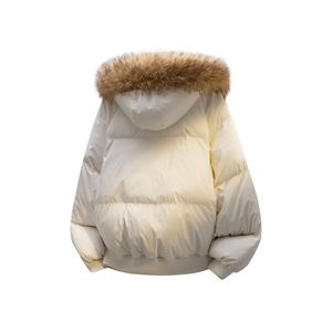 โรงงาน OEM ผลิตตามสั่ง เสื้อแจ็คเก็ตพัฟเฟอร์บุหนาสำหรับผู้ชาย ฤดูหนาว 2026 มีฮู้ดขนสัตว์ถอดได้ คอตั้ง บุผ้าฝ้ายหนา ไซส์ใหญ่ - Product Image 2