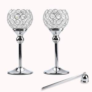 Bougeoir en laiton de concepteur unique fait à la main 2/1 impression couleur pour la décoration de la maison et les événements spéciaux de Noël - Product Image 1