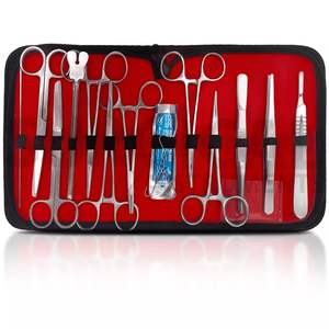 Kit de Dissection d'anatomie en acier inoxydable de haute qualité 19 pièces ensemble complet de laboratoire de biologie pour les étudiants en médecine A + grade 3 ans - Product Image 4
