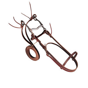 Precio de fábrica Equipo de caballos Línea de nailon Cuero Cofre multifuncional Cabestros de equitación ecuestre fino Brida de caballo - Product Image 1