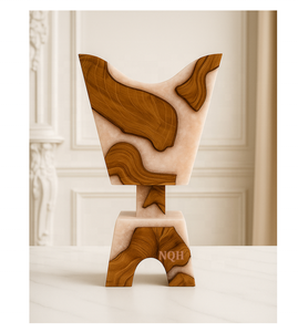 Brûleur à Bakhoor en bois d'acacia premium et résine époxy 2026 |   Diffuseur d'encens aromatique artisanal durable |   Luxe - Product Image 4