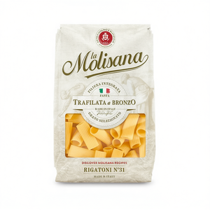 Pasta Molisana No. 031 Rigatoni de Trigo Duro Sin Refinar, Paquete de 24 Unidades en Bolsa de 500g - Product Image 2
