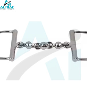 Broca de caballo de acero inoxidable ALMAC, doble junta en forma de D, construida para durabilidad y control, ideal para jinetes, comodidad de precisión para caballos - Product Image 5