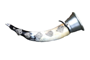 Cuerno Vikingo Artesanal de Alta Calidad, Material Orgánico Ecológico, Pulido y Tallado con Estilo Animal, Tamaño Personalizado - Product Image 4