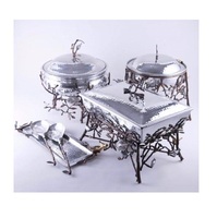 Chauffe-plat en acier inoxydable 4L de la meilleure qualité facile à nettoyer pour les buffets quotidiens, les restaurants et la maison