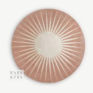 Modern Persian-Style Gold Sun Wool <b>Rug</b> 100% Woolen for Home Custom Size for Hall <b>Kitchen</b> Living Kids Room Table-Wholesale - Product Image 3