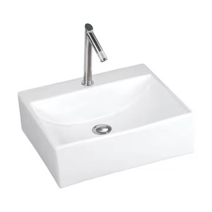 Fregadero redondo de cerámica con encimera de mármol para baño cocina hogar porcelana artículos sanitarios lujo India - Product Image 3