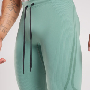 New Men's Compression Athletic <b>Leggings</b> <b>with</b> <b>Pocket</b> <b>High</b> Quality Elastic <b>Waist</b> Cotton Bamboo Running Workout Training - Product Image 4