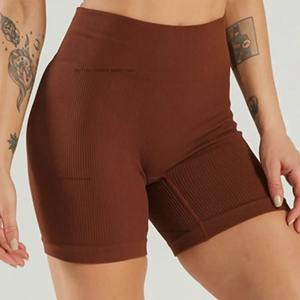 Leggings de gimnasia para mujer, mallas acanaladas sin costuras para mujer, mallas de realce de cintura alta para mujer, pantalones de Fitness ajustados a rayas para mujer, deporte - Product Image 3