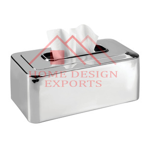 Boîte à mouchoirs en acier inoxydable 2025, fabriquée à la main, pour la maison, l'hôtel, la décoration de table, distributeur de mouchoirs - Product Image 1