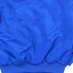Chaqueta Bomber de Satén Azul Rey Zeta Phi Beta, Prenda Exterior Premium de la Hermandad Griega, Detalles Funcionales con Cierre de Cremallera/Presión en la Parte Delantera para Primavera - Product Image 5