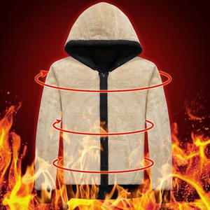 New Custom Winter Hot Selling Zip up Sweat <b>Suits</b> Hoodie with Lamb's Wool for Men and Women - Product Image 2