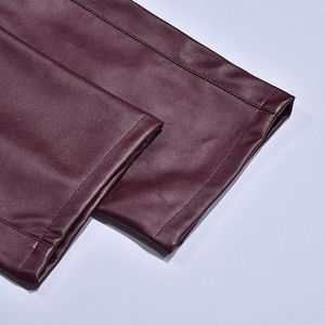 Pantalons en cuir véritable pour hommes avec personnalisation complète en cuir d'agneau et en cuir PU Pantalons longs - Product Image 5