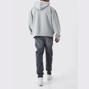 Sudaderas con capucha para hombre de gran tamaño Proveedor de sudadera informal de ajuste holgado de moda - Product Image 4