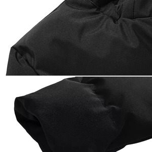 Veste matelassée à capuche chaude pour l'hiver pour hommes avec poche avant Couture de qualité supérieure Tissu respirant Imperméable et coupe-vent - Product Image 4