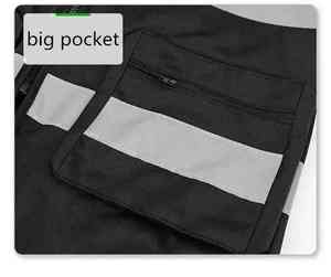 Gilet de sécurité réfléchissant unisexe, vêtements de travail sans manches, haute visibilité, polyester, couleur et logo personnalisés - Product Image 2